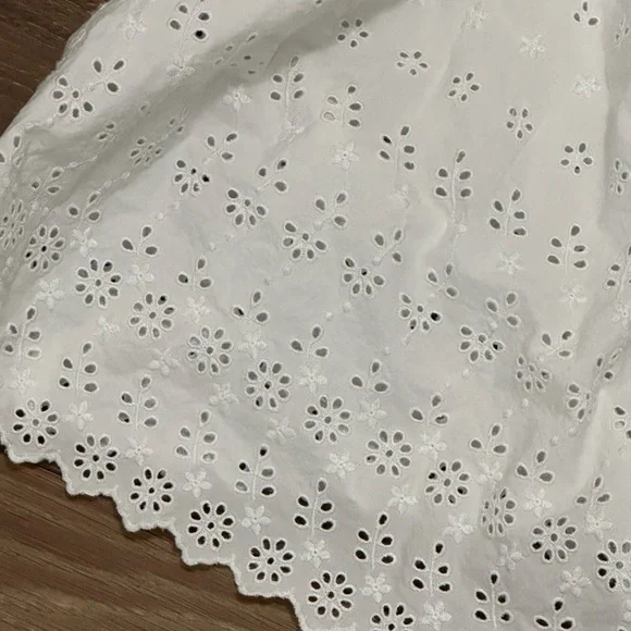 Doen x GAP white eyelet dress size m - Picture 6 of 8